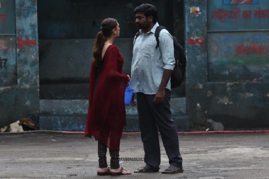 A still from \\\'Gandhi Talks\\\'