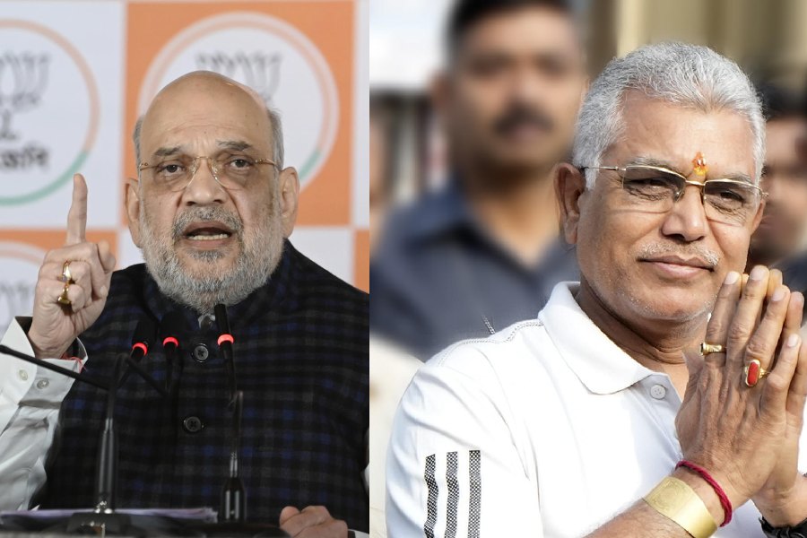 Amit Shah and Dilip Ghosh