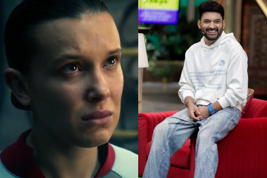 A poster of ‘Stranger Things’ Season 5, a poster of ‘The Great Indian Kapil Show’