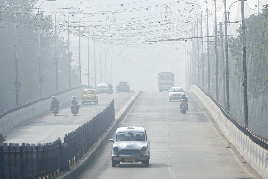 The air quality of Kolkata on New Year's Day on Thursday was 'poor', a West Bengal Pollution Control Board official said