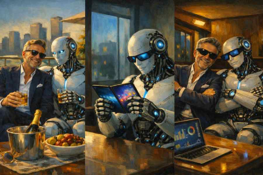 It will be the year more AI-powered unicorns will be born and chatbots will overpromise when it comes to new technology.Picture: AI generated