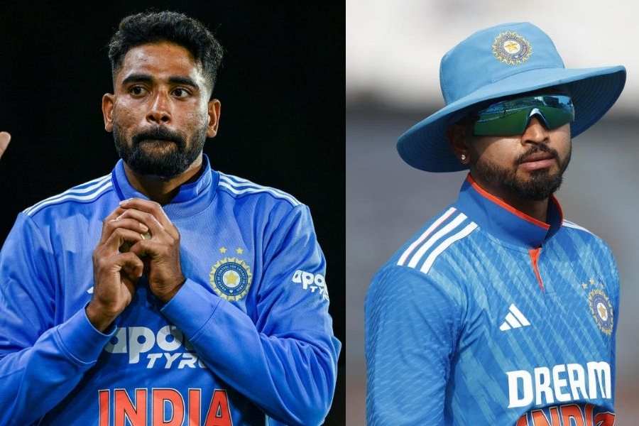 Mohammed Siraj and (right) Shreyas Iyer have beenincluded in the ODI squad for the games againstNew Zealand.