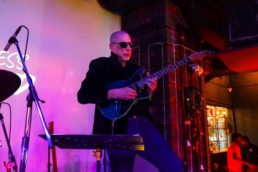 ‘There was a time when the guitar was THE instrument. I’m trying, in my own capacity, to bring it back into the front again,’ said Datta