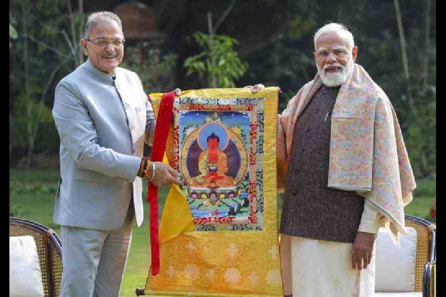 Narendra Modi in New Delhi on Monday. 