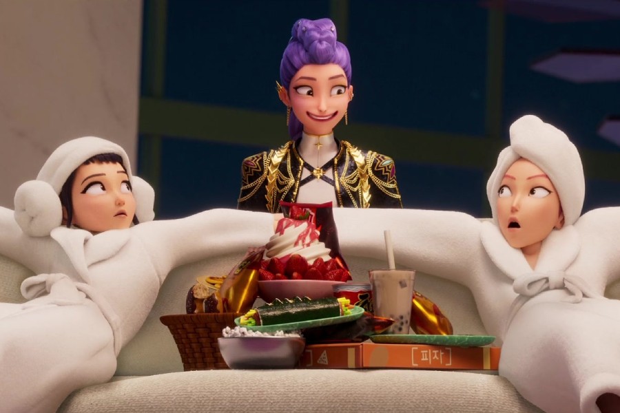 A still from ‘Kpop Demon Hunters’