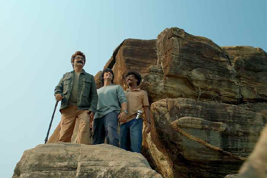 A moment from 'Vijaynagar'er Hirey'