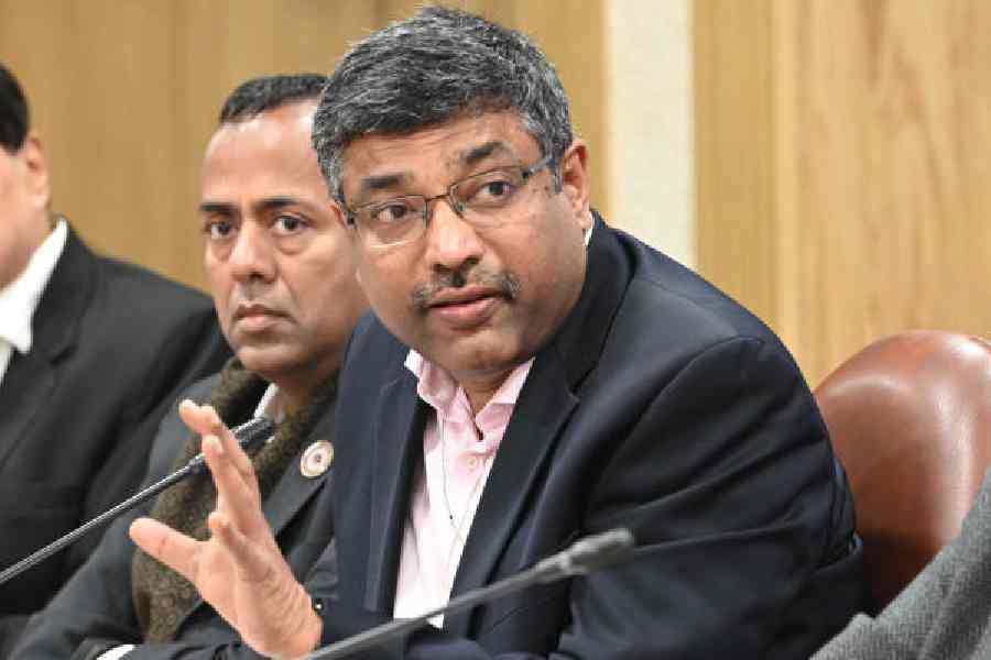 S Krishnan in Calcutta on Saturday.