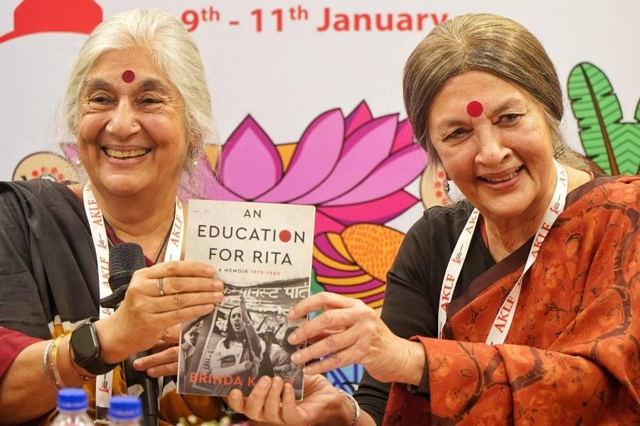Subhashini Ali and Brinda Karat present the latter's book