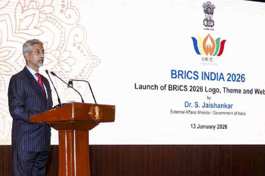 S Jaishankar speaks during the launch of preparations for BRICS India 2026. 