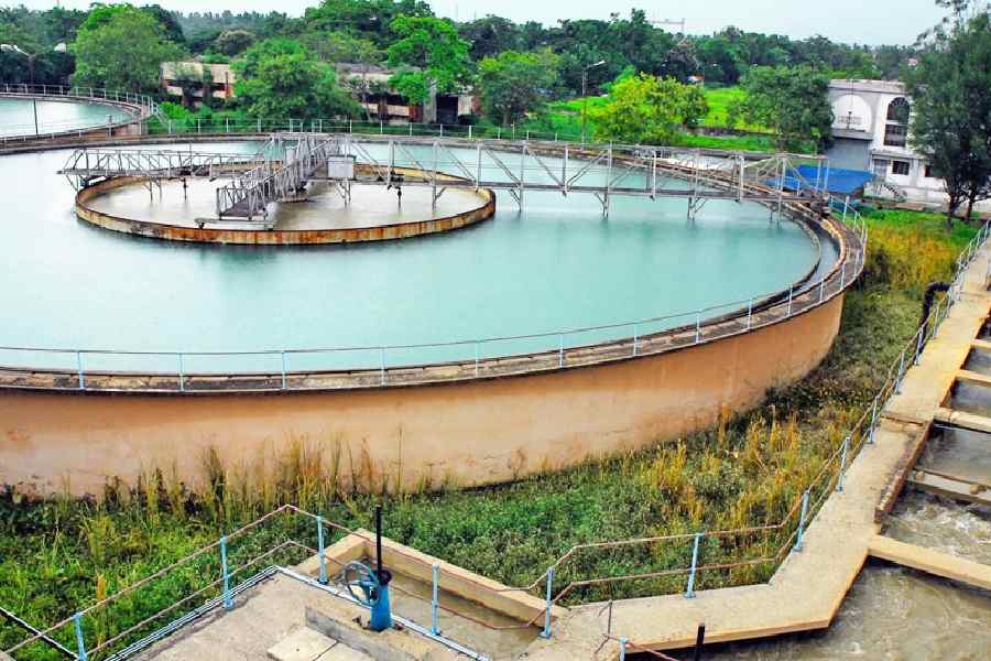 The existing water treatment plant at Garden Reach