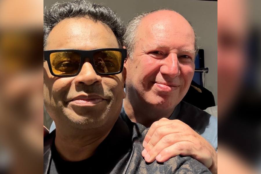 A.R. Rahman with Hans Zimmer