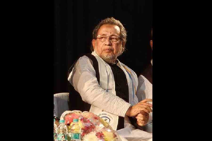 Md. Nurul Islam, founder of Al-Ameen Mission, at the film screening at Rabindra Tirtha