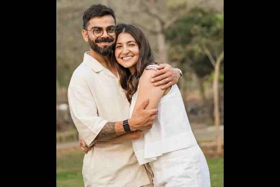Virat Kohli with Anushka Sharma.