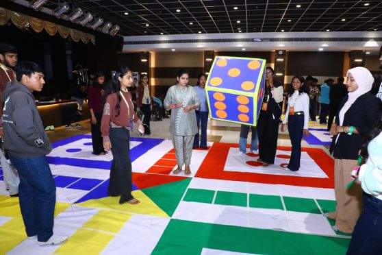 True to its legacy, UMANG retained its competitive spirit, with students from colleges across the region vying for recognition and the coveted title of Star of Umang. What set this edition apart was its insistence on introspection, reminding participants that progress does not necessarily mean abandoning the past. Instead, the festival celebrated continuity — listening to echoes of ancient thought within a modern youth festival framework. Anchoring the festival both symbolically and visually, the main stage stood out with a verse from the Hanuman Chalisa, rendered in multiple languages. This powerful design element reinforced the theme and highlighted how ancient texts continue to transcend time, geography and language, remaining relevant across generations.