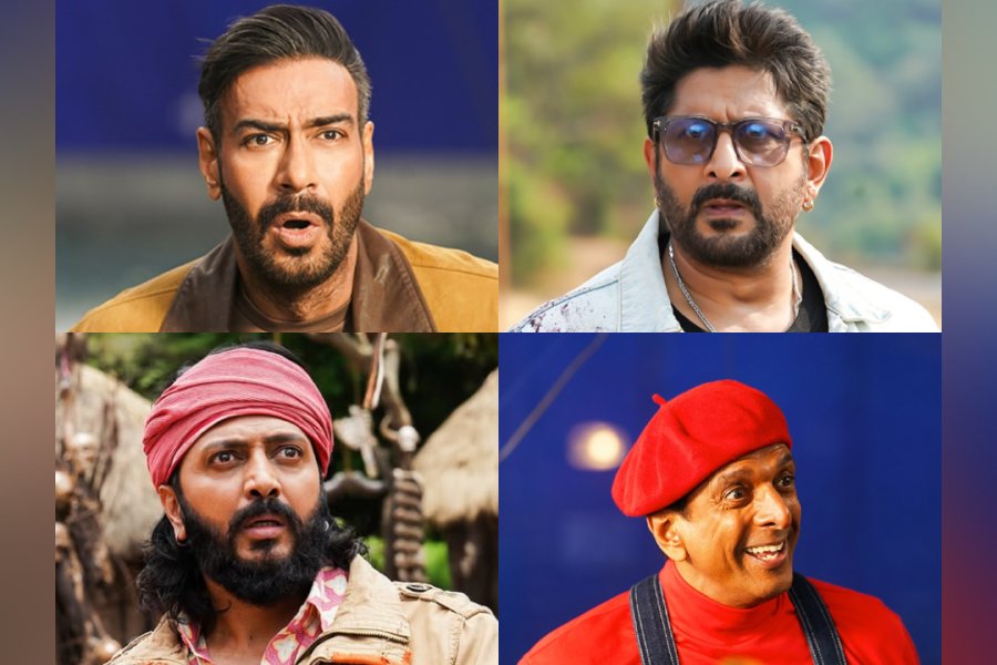 Ajay Devgn, Arshad Warsi, Riteish Deshmukh, Javeed Jaferi