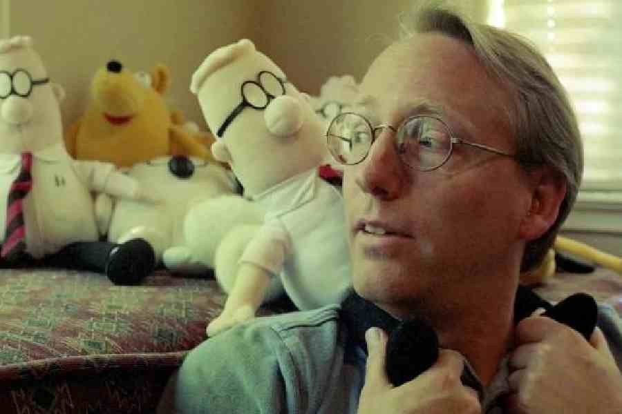 Dilbert creator Scott Adams in 1998.Picture: Getty Images