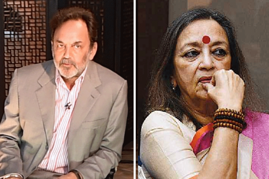 Prannoy Roy and Radhika Roy