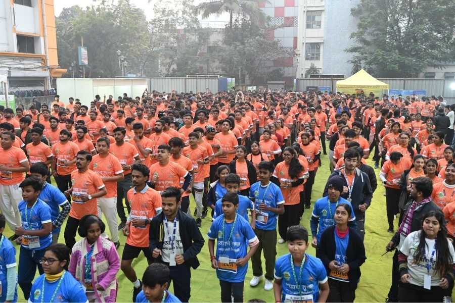 The marathon drew participants from across age groups and backgrounds