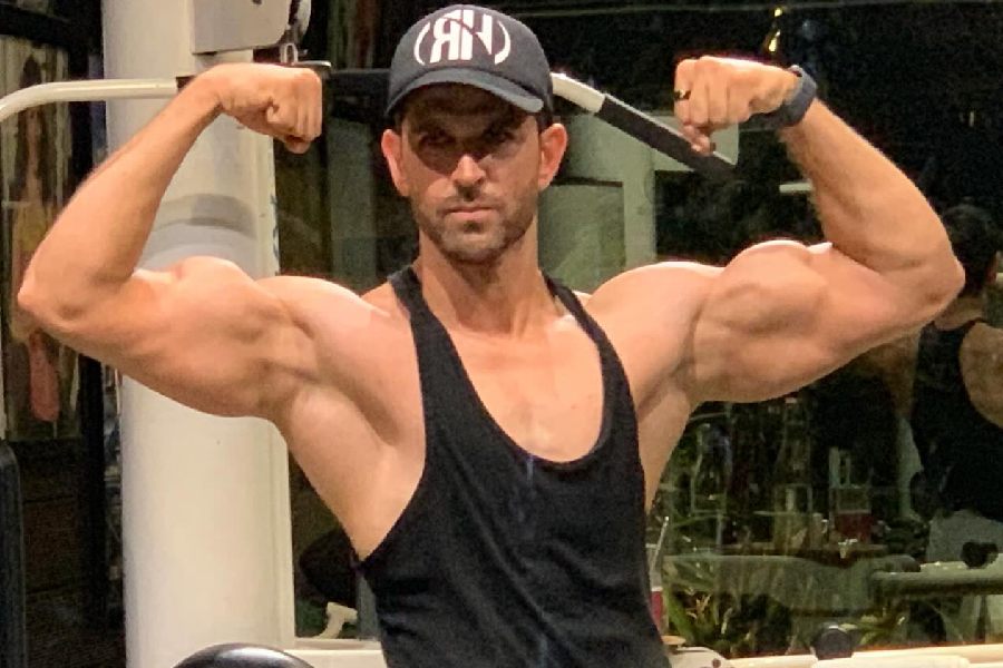 Actor Hrithik Roshan tapped into his Greek God persona, flaunting his ‘Bollywood biceps’ in a series of throwback pictures on Wednesday. 