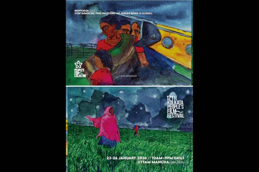 Cover art on the film festival booklet