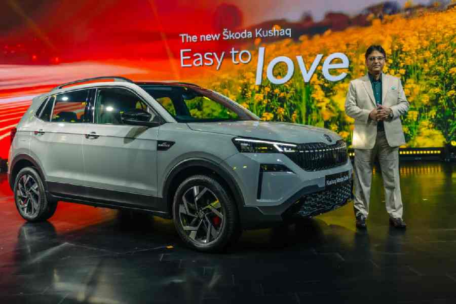 Skoda Auto India brand director Ashish Gupta introduces the new Skoda Kushaq Monte Carlo