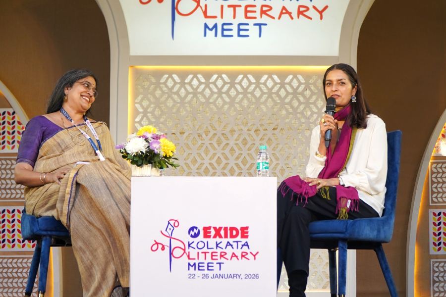 Jhumpa Lahiri in conversation with Malavika Banerjee at Kolkata Literary Meet 2026