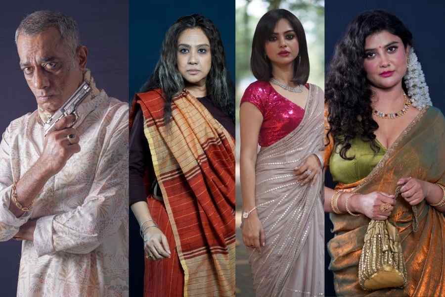 (From left) Q, Chandreyee Ghosh, Solanki Roy and Parno Mitra