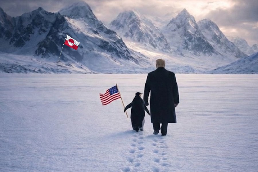 The AI generated image of Donald Trump