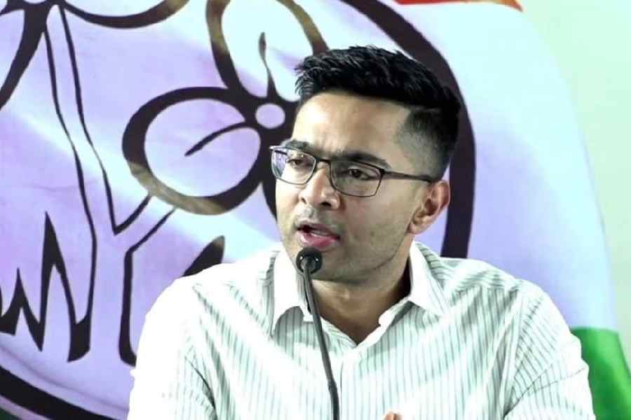 Abhishek Banerjee at the virtual meeting on Saturday