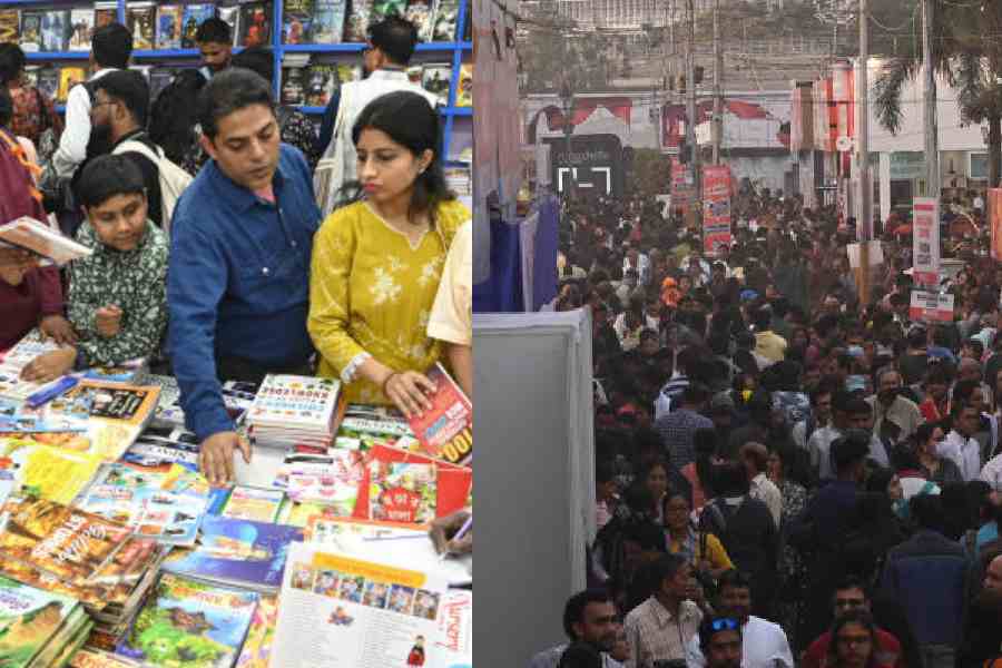 Crowded Book Fair