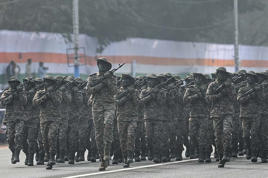The newly raised 6th Bhairav Battalion emerged as the highlight of the event, drawing attention for its disciplined march and sharp operational presence