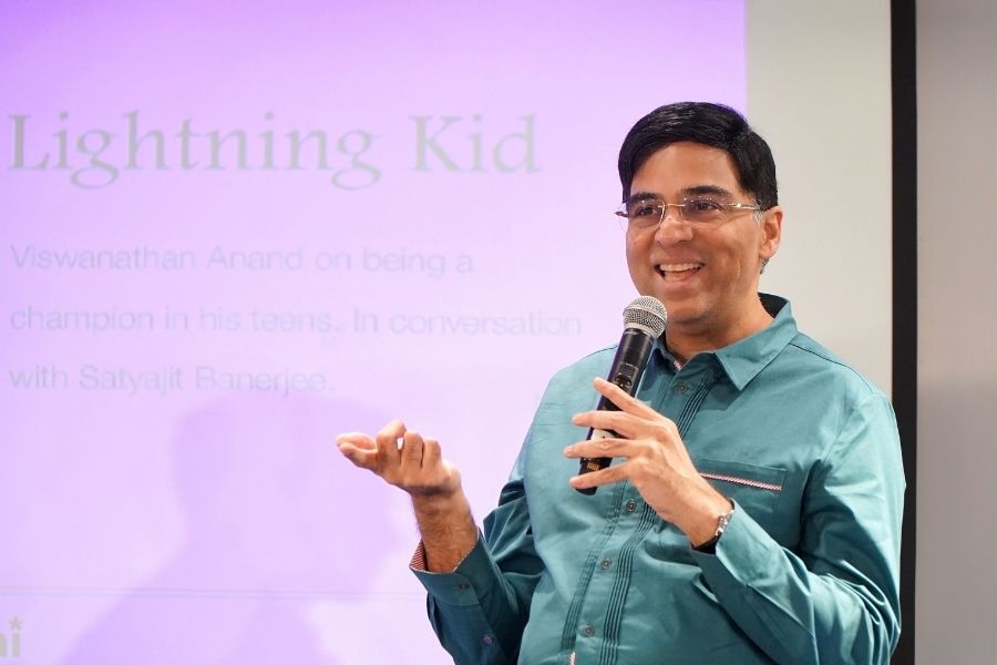 Five-time World Chess Champion Viswanathan Anand at Kolkata Centre for Creativity