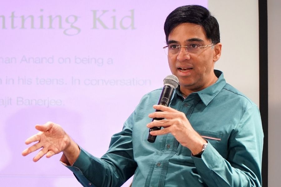 Anand spoke on the importance of being able to switch off