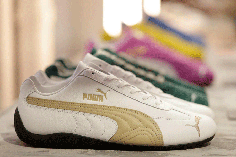 FILE PHOTO: Puma Speedcat OG sneakers at Puma Mostro House in Paris