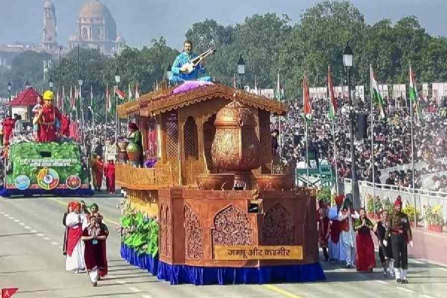 Jammu and Kashmir’s tableau at the Republic Day parade