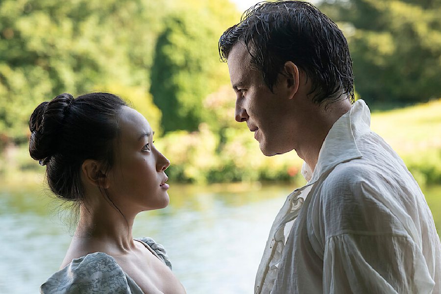 A still from ‘Bridgerton’ Season 4 Part I