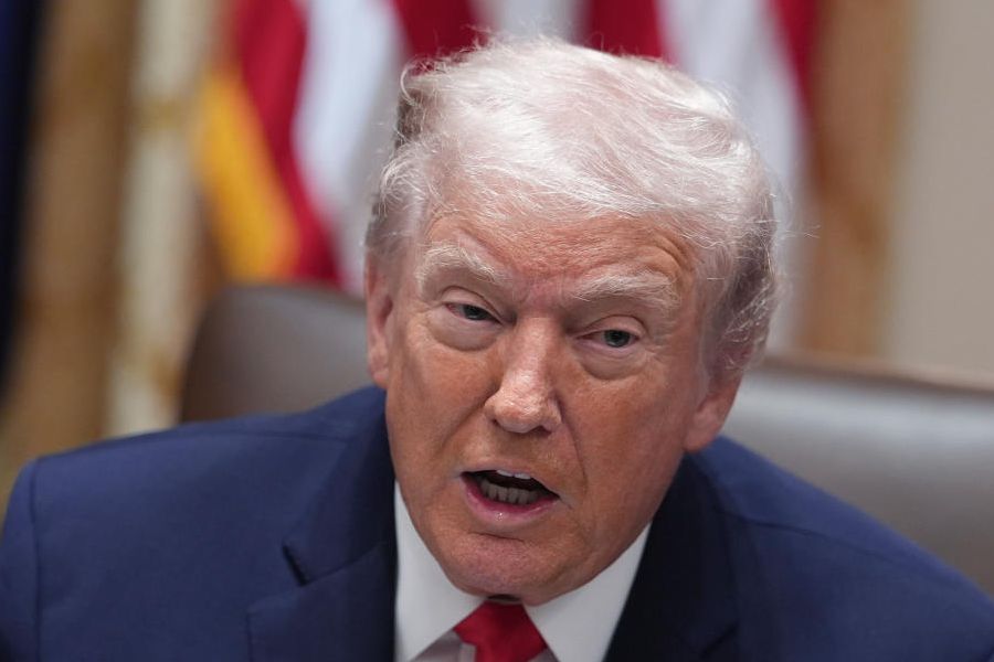 President Donald Trump speaks during a cabinet meeting at the White House, Thursday, Jan. 29, 2026, in Washington.