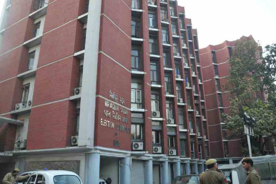 The headquarters of the Election Commission in New Delhi. File picture