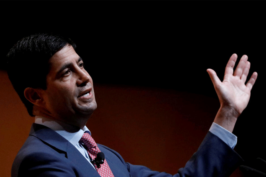 Former US Fed Governor Kevin Warsh in New York City