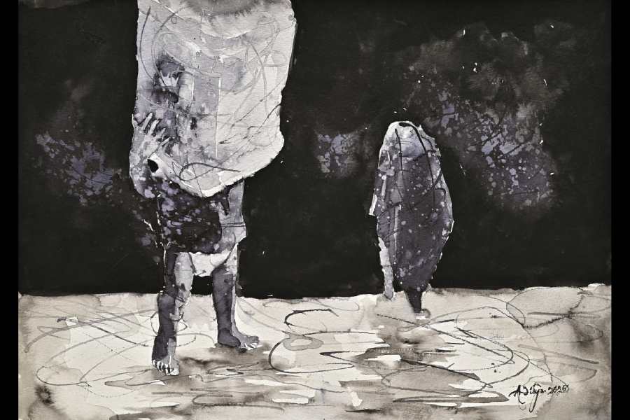 An artwork by Aditya Basak