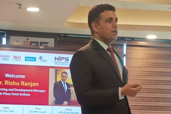 Continuing the expert series, NIPS organised another interactive session on May 14, 2026, featuring Mr Rishu Ranjan, Learning and Development Manager at Pride Plaza Hotel Kolkata. The session focused on Management Trainee recruitment, professional development and emerging opportunities within India's expanding hospitality sector. He also shared details of Pride Hotels' Management Trainee recruitment process and stipend structure, helping students understand the standards expected during campus placements.