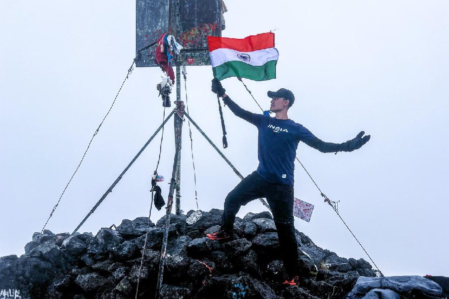 Shuvam Chatterjee at Mt Wilhelm, August 2024
