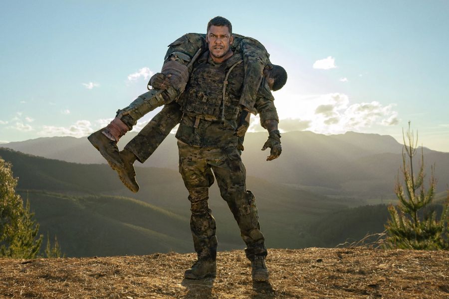 A still from ‘War Machine’
