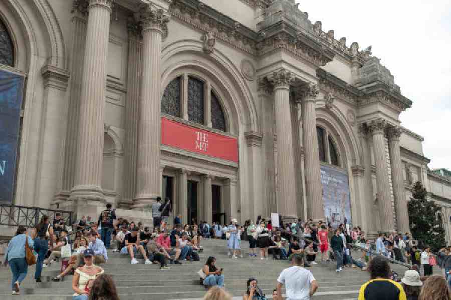 Steps at The Met in NYC