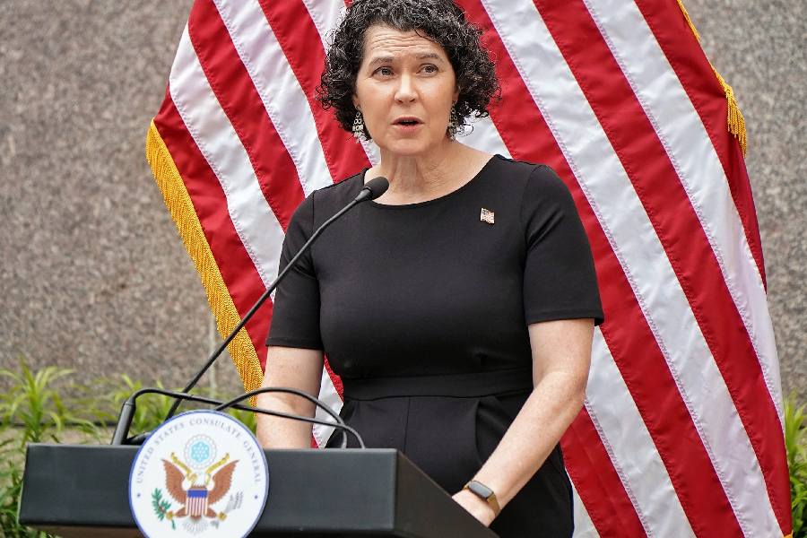 US Consul General Kathy Giles-Diaz addressed the audience