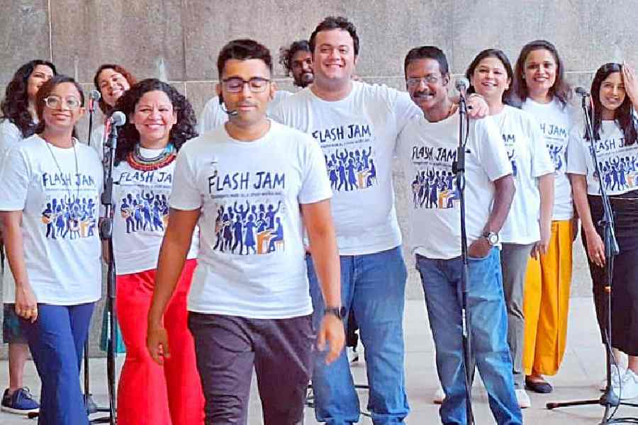 Danish Abdi with core group singers