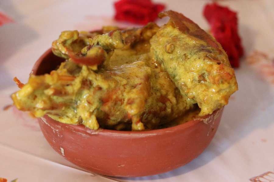 The dish evolved during the colonial era in the kitchens of Bengal's zamindars and aristocratic households