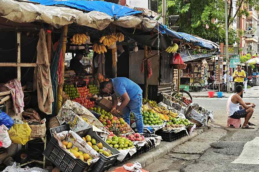 Fruit sellers in Newtown