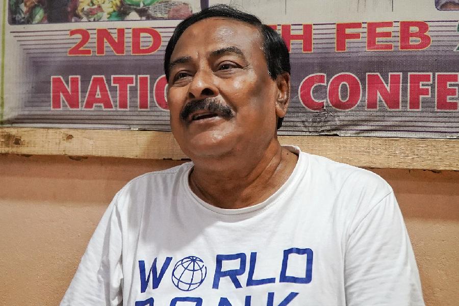 Saktiman Ghosh at his College Street residence