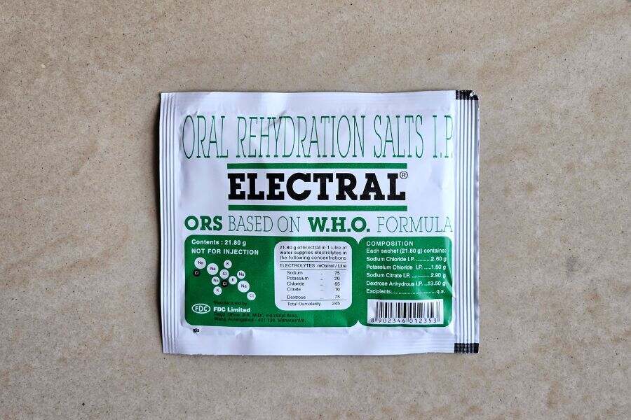 if you are losing fluids due to illness, reach for ORS